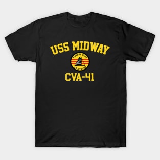 USS Midway CVA-41 Tonkin Gulf Yacht Club T-Shirt